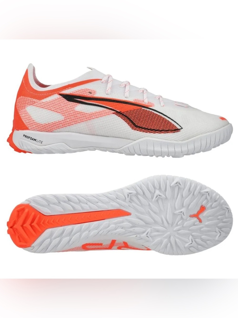 Brand New PUMA ULTRA 5 PRO CAGE TT -PUMA WHITE/PUMA BLACK/GLOWING RED